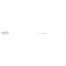 LED pásek, bílý plast, průhledný, tlačítkový a krokový vypínač, RGB změna barvy a fixace, bez adaptéru, s USB-C, 27 přepínatelných světelných efektů, DxŠxV: 10000x5x4mm, vzdálenost mezi LED 100mm, počet žárovek 100, včetně RGB LED 0,06W 5V