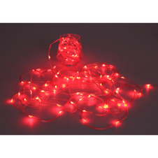 LED pásek, bílý plast, průhledný, tlačítkový a krokový vypínač, RGB změna barvy a fixace, bez adaptéru, s USB-C, 27 přepínatelných světelných efektů, DxŠxV: 10000x5x4mm, vzdálenost mezi LED 100mm, počet žárovek 100, včetně RGB LED 0,06W 5V
