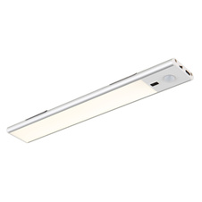 Světlo pod skříňku, hliník stříbrný, plast bílý, bez adaptéru, USB-A - USB-C, senzor, magnet, stmívání pohybem ruky, doba nabíjení cca 2 hod. DxŠxV: 240x40x10mm, kabel 500mm, LED 1,4W 230V 100lm 4000K