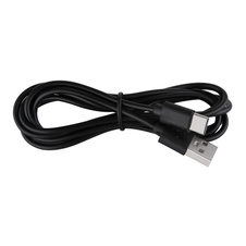 Stolní lampa, kov černý matný, plast bílý, dotykové zapnutí/vypnutí, plynulá regulace dotykového stmívání, bez adaptéru, včetně USB kabelu, USB-C - USB-C, IP44, nabíjení 4h, svítí 6h, ø: 85mm, V: 280mm, LED 1,2W 230V, výkon 50lm, CCT 3000/6000/4000K