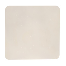 Stropní svítidlo, kov bílý, plast bílý, třpytivý efekt, IP44, DxŠxV:38x38x8cm, včetně 1xLED 24W 230V, 2532lm zdroj, 1650lm výstup, 4000K