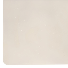 Stropní svítidlo, kov bílý, plast bílý, třpytivý efekt, IP44, DxŠxV:38x38x8cm, včetně 1xLED 24W 230V, 2532lm zdroj, 1650lm výstup, 4000K