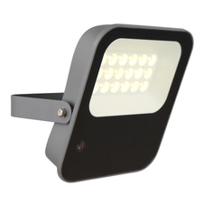 Solární svítidlo hliníkové šedé, sklo čiré, černé, stmívatelné, časovač, dálk. ovládání, vč. dobíjecí baterie 10000mAh 3,2V, vč. baterie 2xAAA, IP65, DxŠxH:190x219x155mm, kabel 3m, panel 35x29cm, vč. LED 5W 3,2V, výstup 800lm, 3000K