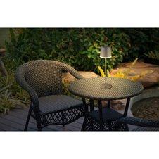 Solární svítidlo, kov antracit, plast černý, plast antracit, plast satinovaný, vypínač, včetně baterií CR18650 1200mAh, IP44, Ø:110mm, V:410mm, 2 tyče, 2 nastavení výšky, 41cm nebo 26cm, včetně 10xLED 3V, 50lm výstup, 3000K