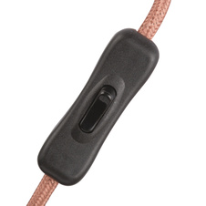 Stolní svítidlo, kov zlatý, textil, sklo jantar, stínidlo krémové, kabel 1,5 m, vypínač, Ø210, V:400, bez žárovky 1xE27, max. 60W 230V.