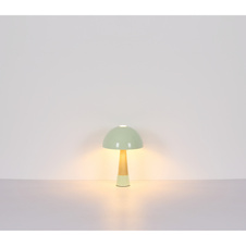 Stolní lampa, kov, barva šampaňského matná, kov imitace dřeva, kabel PVC černý, kolébkový vypínač na kabelu, ø: 250 mm, V: 365 mm, délka kabelu 1500 mm, bez žárovky 1x E27 ILLU,max. 40W 230V