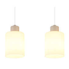Závěsné svítidlo, kov, písková matná, sklo bílé, průhledný PVC kabel, DxŠxV: 720x100x1200mm, bez žárovek 4x E27,max. 40W 230V