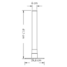 Stojanové svítidlo, plast šedý a průhledný, černý PVC kabel, s vypínačem na kabelu, RGB změna barvy, včetně 3 rybiček a 2 kuliček, oběma vody 1,2L, Ø:6cm V:61cm, délka kabelu 1,8m, včetně 9xRGB LED 0.06W 230V, 4lm výstup