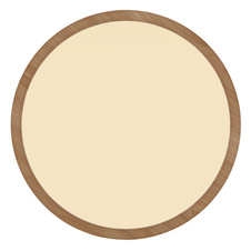 Stropní svítidlo, plast se vzhledem dřeva, satinovaný, bílý, několik úrovní přes nástěnný spínač, pam. funkce, IP44, 3 úrovně přes nástěnný spínač (100-50-10%), Ø:294mm, V:25mm, včetně LED 18W 230V, 1600lm výstup, 3000K