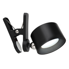 Nabíjecí stolní lampa kov černý, dotykový stmívač, paměťová funkce, bez adaptéru, bat CR18650 1200mAh 5V, možnost montáže: 1-jako baterka, 2-jako stolní lampa, 3-s klipem, 4-montáž na zeď, DxŠxV:130-120-350mm, LED 4,5W 5V, 120lm výkon, CCT 3000-4000-