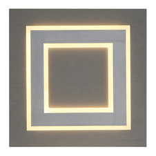 Stropní svítidlo, plast antracit, broušený šedý kov, akryl bílý, DxŠxV:320x320x55mm, včetně LED 24W 230V, zdroj 2200lm, výstup 680lm, 3000K.