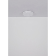 Stropní svítidlo, kov bílý, plast bílý se třpytivým efektem, chromový kroužek, ø:380mm, V:65mm, včetně LED 24W 230V, zdroj 2500lm, výstup 1400lm, 3000K