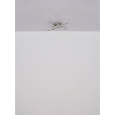 Stropní svítidlo, černý matný plast, bílý plast, šestihranný profil, DxŠxV: 342x70x56mm, včetně LED 6W 230V, zdroj 780lm, výkon 540lm, 3000K