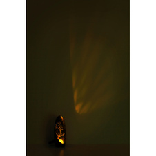 Solární svítidlo, kov černý matný, stříbrná patina, kov zlaté barvy, imitace praskání jantarového skla, vypínač, součástí balení dobíjecí baterie AAA 200mAh 1,2V, IP44, DxŠxV:140x70x300mm, včetně LED 0,06W 3,2V, 3000K