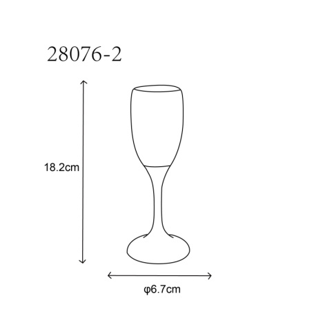 Dekorativní lampa, plastová oranžová, plastová čirá, rozsvítí se, jakmile se do sklenice nalije tekutina, včetně baterie 2x CR2032 210mAh, ø: 69mm, V: 181mm, sada 2 kusů, LED 0,06W 3V 3000K