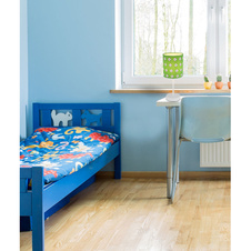 Stolní svítidlo, kov bílý, plast zelený a bílý, fotbalový vzor, vypínač, V: 310, bez žárovky 1xE14, max. 40W 230V