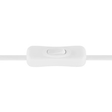 Stolní svítidlo, kov bílý, plast zelený a bílý, fotbalový vzor, vypínač, V: 310, bez žárovky 1xE14, max. 40W 230V