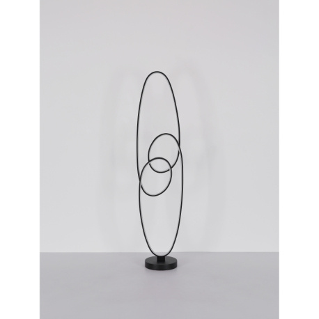 Závěsné svítidlo, kov černý, hliník černý matný, plast bílý, kabel PVC černý, několik úrovní přes nástěnný vypínač, fixace barev, paměťová funkce, DxŠxV:1000x360x1200mm, včetně LED 39W 230V, výstup 1880lm, zmena farby svetla 2700. 4000/6500K