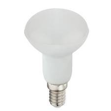 LED žárovka, satinovaná, R50, Ø5cm, V:8,2cm, 1xE14 LED 4,8W 230V, 470lm, 3000K.