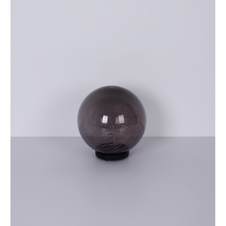 Solární svítidlo plast, plast kouřový, dobíjecí baterie součástí balení AA 600mAh 1,2V, IP44, kulička, uvnitř s LED páskem, Ø200mm, V:300mm, vč. 30x LED 0,06W 3V, 3000K