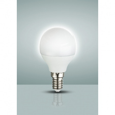 LED žárovka, hliník, plast opál, ILLU, Ø45, V:82, 1xE14 ILLU 3W 230V, 250lm, 3000K.