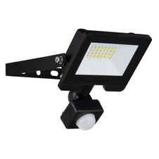 Venkovní svítidlo, hliník, čiré sklo, nastavitelné, IP44, čidlo: V: 1-3m, 110°, detekce až 8m, ŠxV: 11x13cm, H:13cm, včetně 1xLED 20W 230V, 1900lm zdroj, 1800lm výstup, 6000K