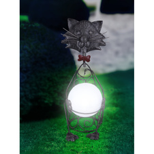 Solární svítidlo, nerezová ocel, plast bílý, IP44, Ni MH AA 600mAh 1,2V, Ø75, V:560mm, včetně 2xLED 0,06W 3V, 4000K