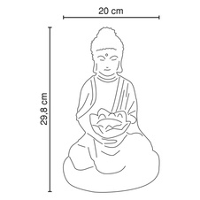 Solární svítidlo, plast šedý, IP44, Ni MH AA 600mAh 1,2V, Ø200mm, V:298mm, včetně 1xLED 0,06W 3V, žlutá