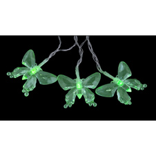 Solární svítidlo plast černý, plast průhledný, měnič barev, součástí balení baterie AA 600mAh 1,2V, IP44, DxŠxV:4700x60x50mm, délka kabelu 2500mm, vč.10x RGB LED 0,06W 3,2V, barevné