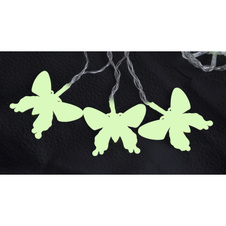 Solární svítidlo plast černý, plast průhledný, měnič barev, součástí balení baterie AA 600mAh 1,2V, IP44, DxŠxV:4700x60x50mm, délka kabelu 2500mm, vč.10x RGB LED 0,06W 3,2V, barevné