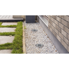 Solární svítidlo, nerezová ocel, plast, černá, 2-set, se zapichovacím hrotem, IP44, vypínač, včetně baterie 1xAA 300mAh 1,2V, Ø118, V:130, včetně 8xLED 0.1W 3V, bílá.