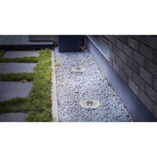 Solární svítidlo, nerezová ocel, plast, černá, 2-set, se zapichovacím hrotem, IP44, vypínač, včetně baterie 1xAA 300mAh 1,2V, Ø118, V:130, včetně 8xLED 0.1W 3V, bílá.