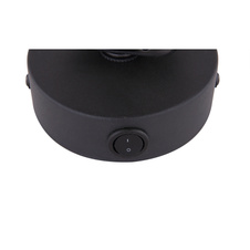 Nástěnné svítidlo, kov černý, kov černý zlatý, vypínač, ŠxV: 130x140, AL: 160, bez žárovky 1xE14, max. 25W 230V