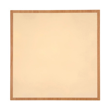 Stropní svítidlo, hliník vzhled dřeva, plast opál bílý, DxŠxV: 590x590x65 včetně 1xLED 36W 230V, 3200lm zdroj, 2250lm výstup, 3000K