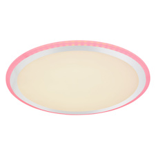 Stropní svítidlo, kov bílý, hliník, plast opál bílý, noční světlo, stmívatelné, dálkové ovládání, změna barvy, Ø500, V: 65, RGBW LED 48W 230V, 320-3200lm, změna barvy světla 3000-6000K