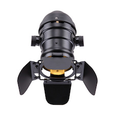 Nástěnné svítidlo, kov černý, filmový styl, nastavitelné klapky, ŠxV: 22x32cm, H:38cm, bez žárovky 1xE27, max. 60W 230V