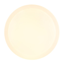Stropní svítidlo, kov bílý, plast bílý, 16dílný displej, ø: 18 mm, V: 65mm, včetně LED 9W 230V, zdroj 960lm, výkon 570lm, 3000K
