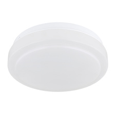 Stropní svítidlo, kov bílý, plast bílý, 16dílný displej, ø: 18 mm, V: 65mm, včetně LED 9W 230V, zdroj 960lm, výkon 570lm, 3000K