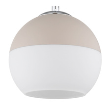 Náhradní sklo, bílé, pískově zbarvené, ø: 20cm, V: 17,5cm pro 15999H, 15999-3H, 15999-3HR, 15999-5HR, 15999T