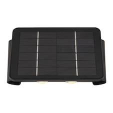 Solární svítidlo plast černý, plast čirý, vypínač, směr světla: nahoru a dolů, součástí balení baterie CR18650 1300mAh 3,7V, IP54, DxŠxV:170x64x108mm, vč.LED 1W 3,2V, výstup 40lm, 3000K