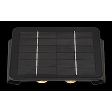 Solární svítidlo plast černý, plast čirý, vypínač, směr světla: nahoru a dolů, součástí balení baterie CR18650 1300mAh 3,7V, IP54, DxŠxV:170x64x108mm, vč.LED 1W 3,2V, výstup 40lm, 3000K