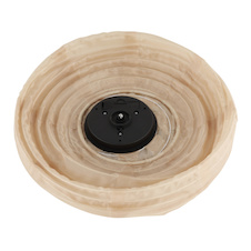 Solární svítidlo, matný plast pískové barvy, nerezová ocel, PVC kabel bílý, posuvný vypínač, IP44, závěsná lucerna, ø:30cm, V:55cm, včetně LED 0,5W 3V 2700K