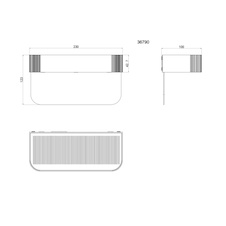 Solární svítidlo, plast šedý matný/průhledný, akryl průhledný, krokový přepínač, baterie součástí balení CR18650 1800mAh 3,7V, senzor, IP54, ŠxV: 230x123mm, H: 100mm, včetně LED 6W 3,7V, zdroj 1200lm, výstup 1000lm, 3000K