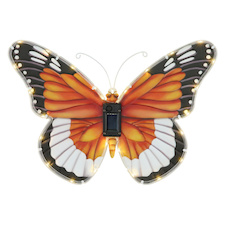 Solární svítidlo, plast barevný/černý matný/průhledný, vypínač, baterie součástí balení AAA 200mAh 1,2V, IP44, ŠxV: 350x245mm, H: 25mm, včetně 26x LED 0,06W 3V, 3000K