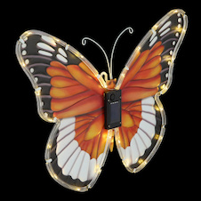 Solární svítidlo, plast barevný/černý matný/průhledný, vypínač, baterie součástí balení AAA 200mAh 1,2V, IP44, ŠxV: 350x245mm, H: 25mm, včetně 26x LED 0,06W 3V, 3000K