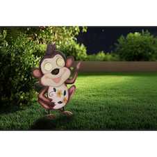 Solární svítidlo kovové hnědé/vícebarevné matné, plast černý matný, vypínač, baterie součástí balení AAA 300mAh 1.2V, IP44, DxŠxV: 185x80x230mm, včetně 104x LED 0.06W 3V, 3000K