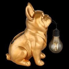 Solární svítidlo, plast zlatý/černý/jantar matný, vypínač, baterie součástí balení AA 300mAh 1,2V, IP44, DxŠxV: 240x120x245mm, včetně LED 0,06W 3V, 3000K