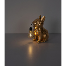 Solární svítidlo, plast zlatý/černý/jantar matný, vypínač, baterie součástí balení AA 300mAh 1,2V, IP44, DxŠxV: 240x120x245mm, včetně LED 0,06W 3V, 3000K