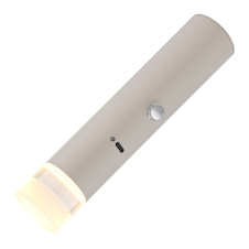 Závěsné svítidlo, pískově zbarvený kov, průhledný saténový akrylát, dotykové zapnutí/vypnutí, bez adaptéru, USB-C – USB-C, baterie CR18650 1800 mAh 3,7 V, Ø:3,8cm, V:120cm, včetně LED 2W 230V, zdroj 200lm, výstup 60lm, 3000K