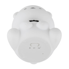 Stolní lampa, bílý/černý plast, dotykový stmívač, fixace barev RGB, časovač, bez adaptéru, USB-A 2.0 - USB-C, CR18650 1200 mAh 3,7 V, DxŠxV:10,5x10x13cm, RGBW LED 1W 230V, 50lm zdroj, 35lm výstup